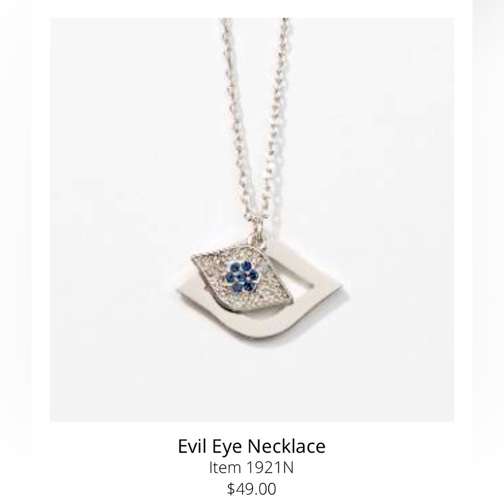 Evil Eye Necklace : Touchstone Crystal || 1921